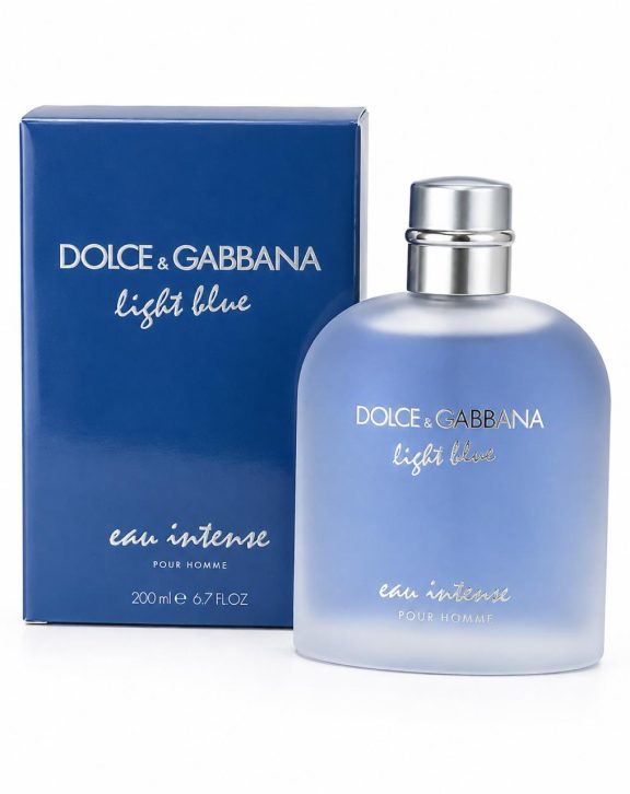 Dolce Gabbana Light Blue Eau Intense Pour Homme 200ml - Maison Perfumeria