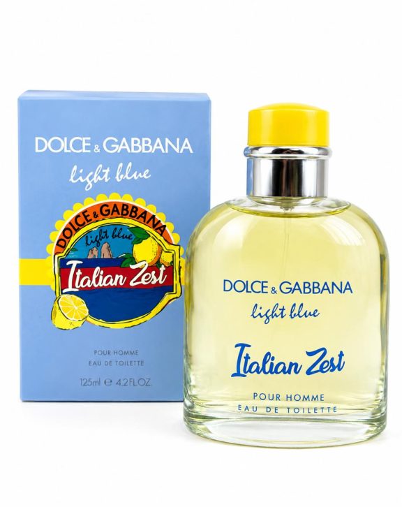 Dolce Gabbana Light Blue Italian Zest Pour Homme EDT 125ml - Maison Perfumeria