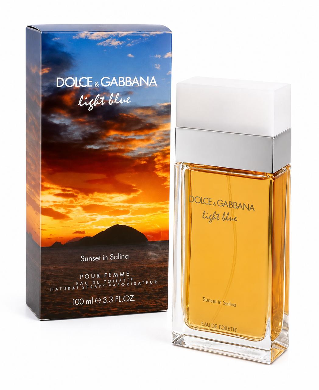 Dolce Gabbana Light Blue Sunset in Salina 100ml - Maison Perfumeria